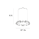 Downlight IP65 Gea GU10&GU5.3 GU10 8W AISI 316 stainless steel 275lm