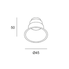 Downlight Play High Visual Comfort Mini Round Fixed 3.2W 3000K CRI 80 28.4º White IP54 344lm (copy)