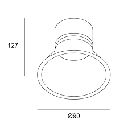 Downlight Play High Visual Confort Round  Fixed 11.9W LED warm-white 3000K CRI  90 33.8º PHASE CUT White IP54 1298lm