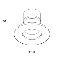 Downlight Play IP65 Round Fixed 6.4W 3000K CRI 90 48.5º White IP65 618
