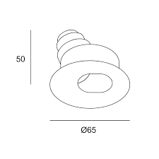 Downlight Play Pinhole Mini Round Adjustable 3.2W 2700K CRI 80 28.3º White IP23 300lm