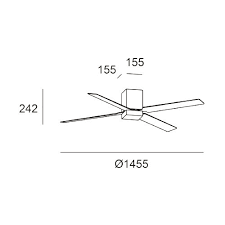 Fan IP23 Phuket Copper Brown Brown