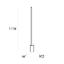 Floor lamp Circ LED 27W LED warm-white 3000K TOUCH DIMMING White 2248lm