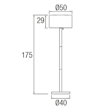 Floor lamp Smooth 25-9614-14-M1