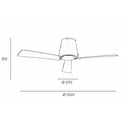 Garbí LED 18.8W 3000K White Transparent 886lm