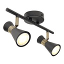  Spotlights series Eufo Double GU10 Black Gold