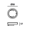 ACCESSORIE IP20 MIX GU10 WHITE