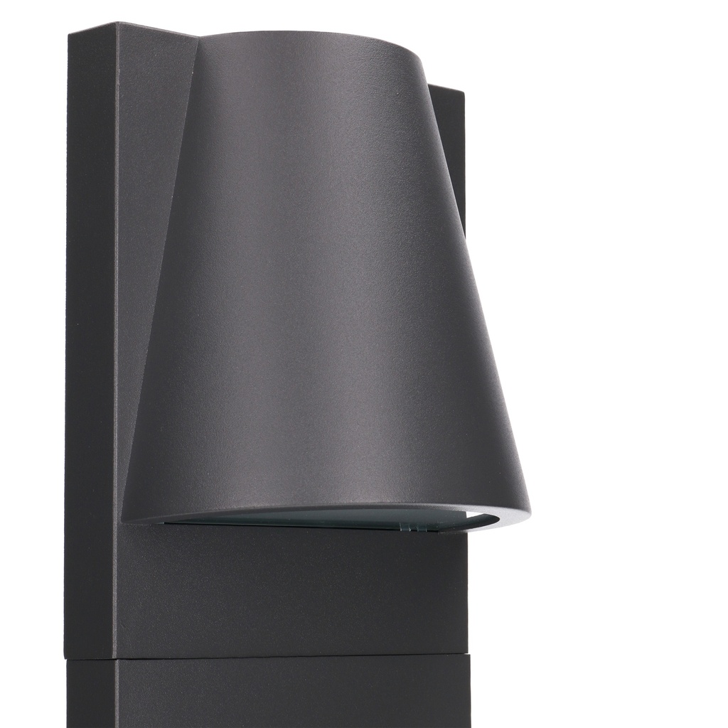 BOLLARD IP44 KALA 500MM GU10 7W URBAN GREY