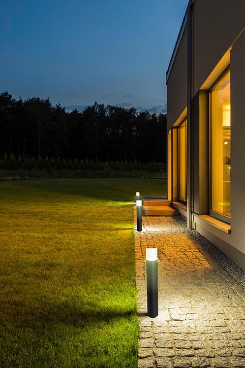 BOLLARD IP44 MANDELA 800MM E27 URBAN GREY
