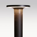 BOLLARD IP44 YIKA LED 6.3W 3000K BLACK 677LM