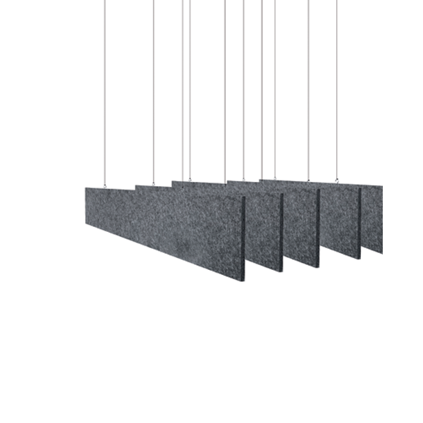 ACOUSTIC BAFFLE 1200X200X9mm GREY