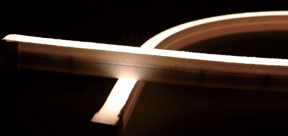 [NP-S1220-W30-10-CC] IP68 PU NEON 1220 24V SIDE VIEW, Led 10W/m, 3000K, IP68,