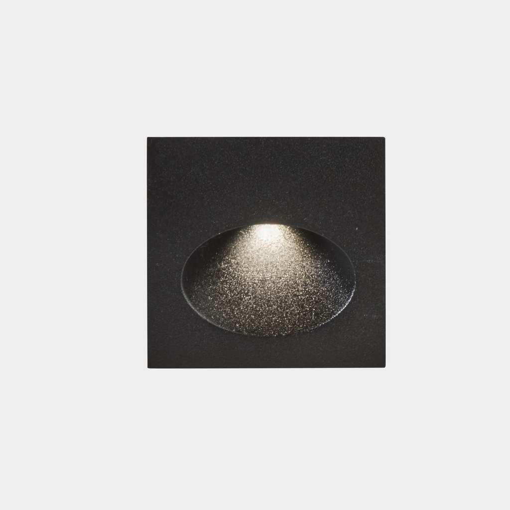 Recessed wall lighting IP66 Bat Square Oval LED 3 2700K ON-OFF Urban grey 77lm
