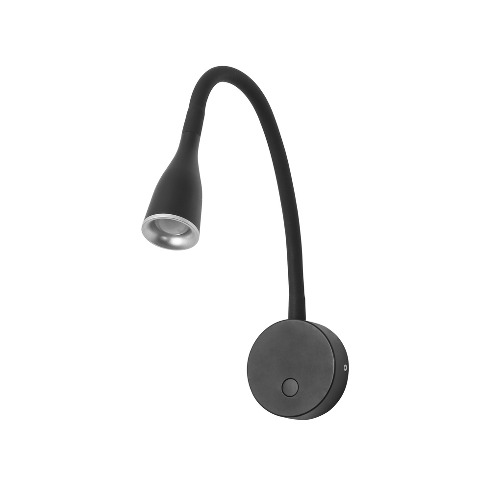 READING LIGHTS CROBAT LED 3.8W 3000K BLACK 311LM