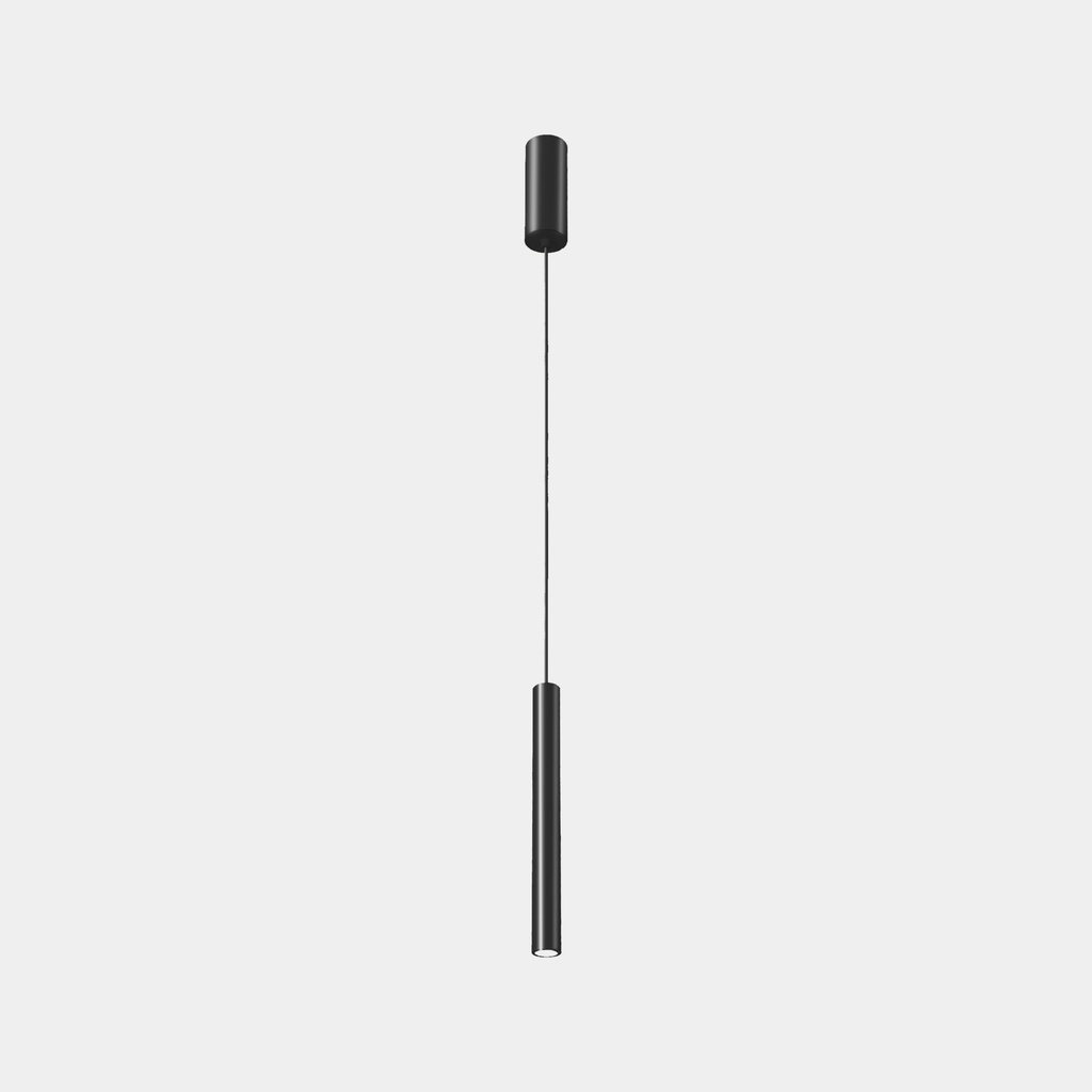 Pendant Stylus Surfaced 300mm LED 9.7 LED warm-white 3000K ON-OFF Black 412lm