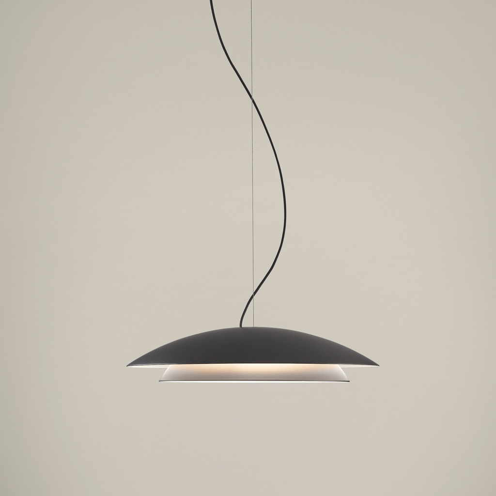 [00-8395-05-05] Pendant Noway Big LED 24.5W SW 2700-3000-4000K PHASE CUT Black 813lm