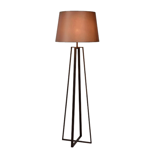 [955BERTA1F] BERTA FLOOR LAMP 1XE27 RUST