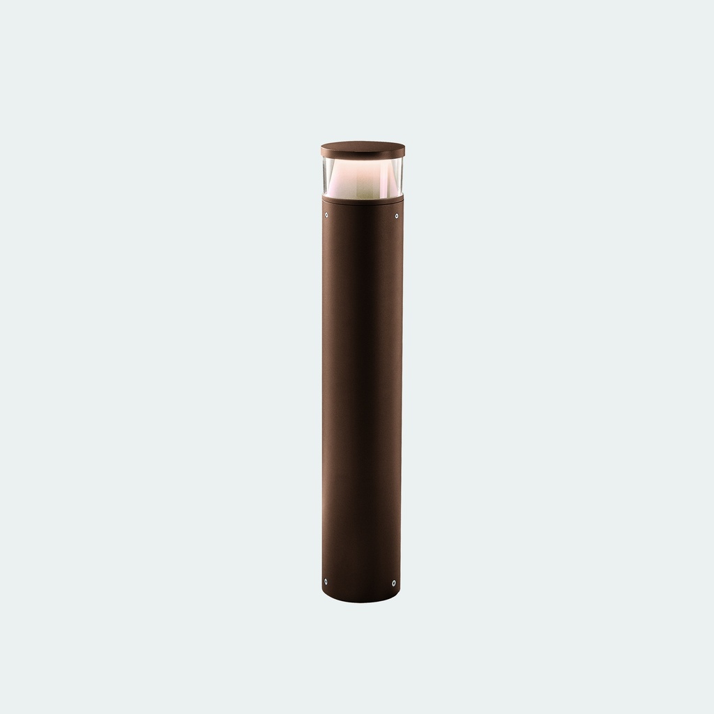 [55-E012-J6-EH] Bollard IP66 Dan 700mm LED 11.2W SW 3000-4000K ON-OFF Brown 439lm
