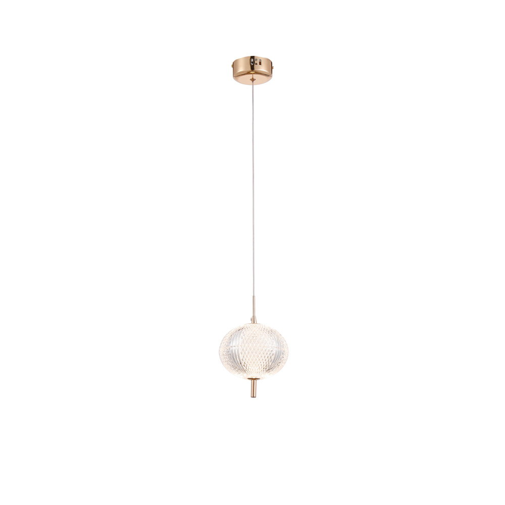 [955AMARO1230GD] AMARO LED PENDANT 12W 3000K, GOLD