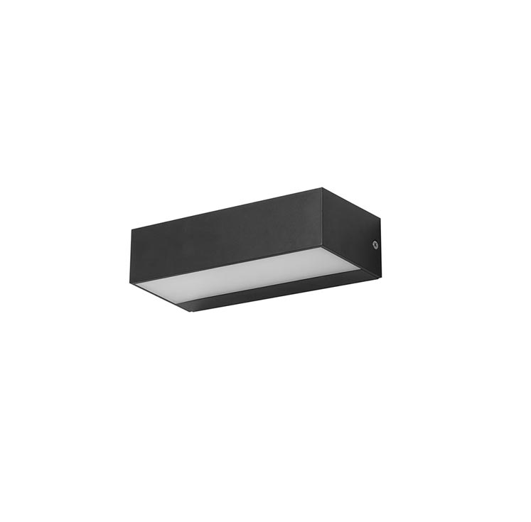 [PX-0376-ANT] Wall fixture IP65 Ara Small LED 9.3W LED warm-white 3000K ON-OFF Urban grey 820Lm.