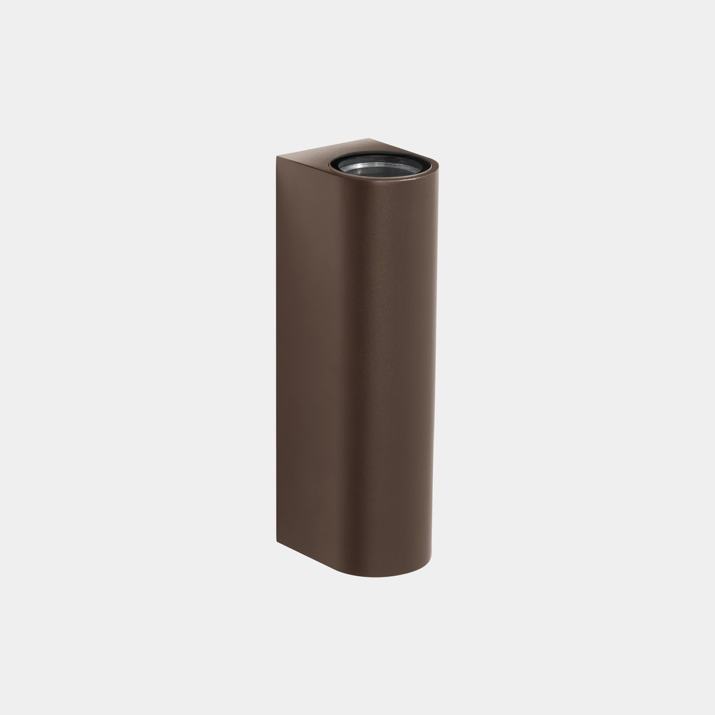 Wall fixture IP66 Max Medium Double Emission LED 22 LED warm-white 3000K DALI-2 Brown 1080lm.