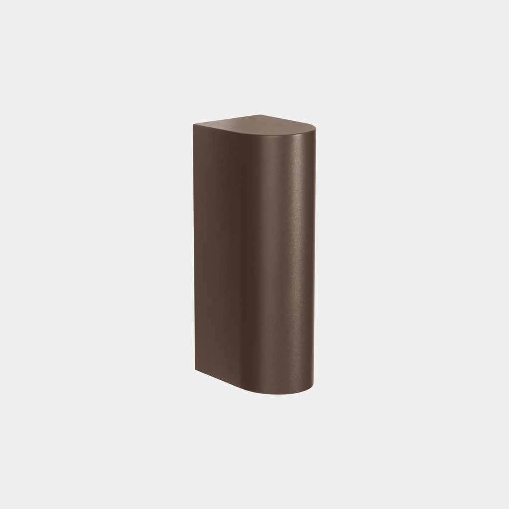 Wall fixture IP66 Max Medium Single Emission LED 8 LED warm-white 2700K DALI-2 Brown 373lm