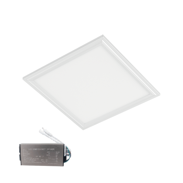 [92PANEL032WE] LED PANEL 40W 4000K 595x595mm WHITE FRAME+EM