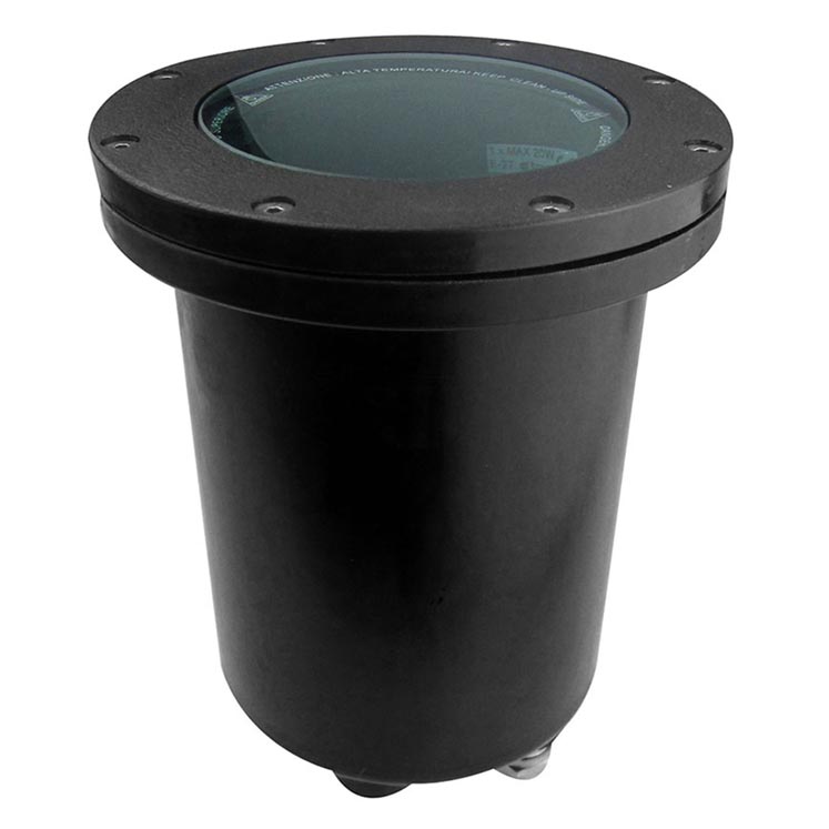 [PX-1200-NEG] RECESSED UPLIGHTING IP65/IP67 TIDIAN Ø172MM E27 BLACK