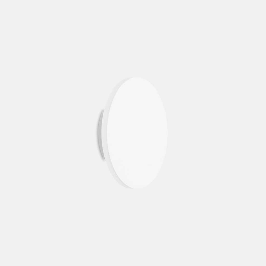 Wall fixture Ges Deco Round ø260mm LED 9.1W LED warm-white 3000K ON-OFF White 665lm