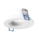 ROUND ADJUSTABLE IP23 MIX FRAME 95MM WHITE