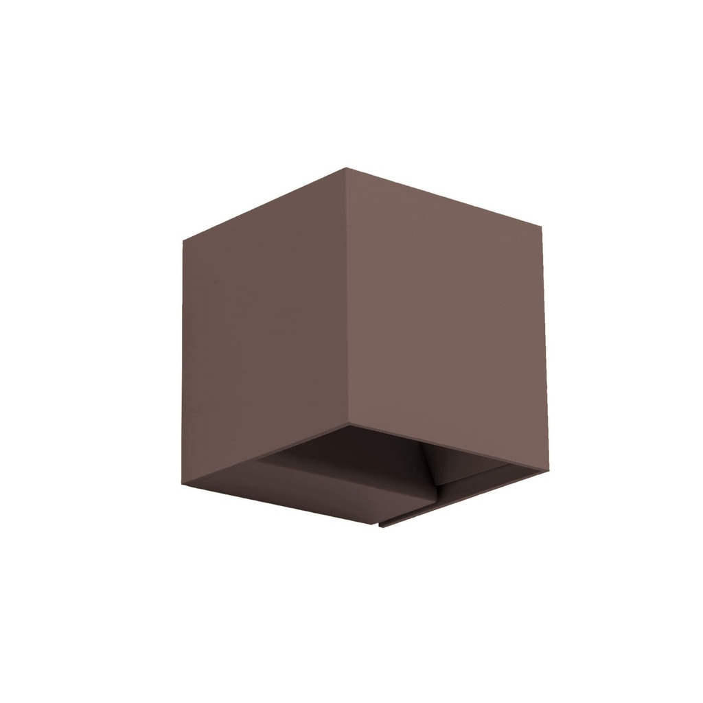 Wall fixture IP54 REX LED 6.6W LED warm-white 3000K ON-OFF Brown 680