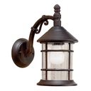 WALL FIXTURE IP23 SIROS E27 RUSTY BROWN