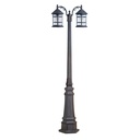 STREETLIGHT IP23 SIROS E27 RUSTY BROWN