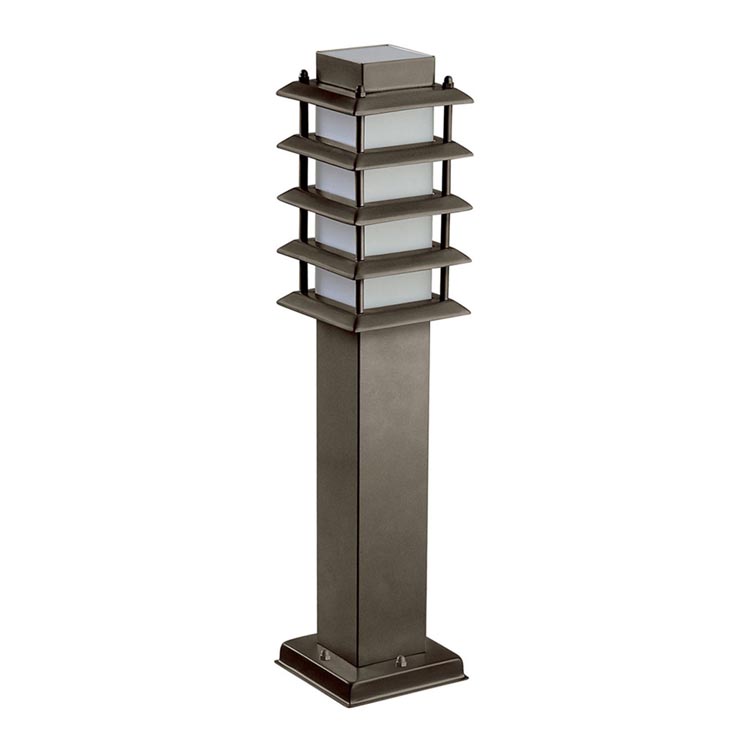 BOLLARD IP55 SILJAN E27 BROWN