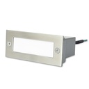 RECESSED WALL LIGHTING IP54 STAIR LED 1W 3000K STAINLESS STEEL 5LM