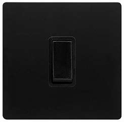 [SFBK011BK] 1G2W Switch – SFBK011BK (Matt Black) 