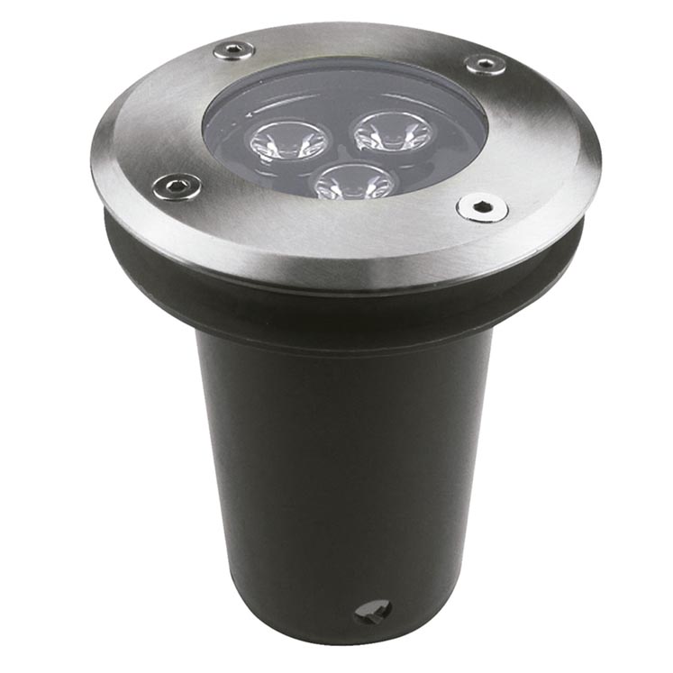 [PX-0123-INO] RECESSED UPLIGHTING IP65/IP67 RINGO Ø110MM LED 2.7W 4000K STAINLESS STEEL 229LM