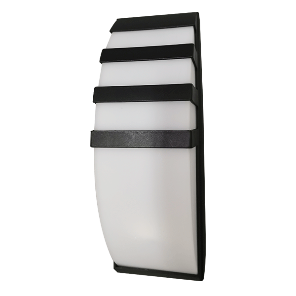 [96GRF343/BL] GRF343 WALL LAMP 1XE27 IP44 BLACK.