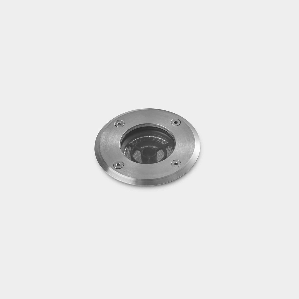 Recessed uplighting IP65-IP67 Kay ø80mm LED 5.7W LED warm-white 3000K ON-OFF AISI 316 stainless steel 400lm