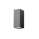 WALL FIXTURE IP44 CUBE BIG E27 BLACK