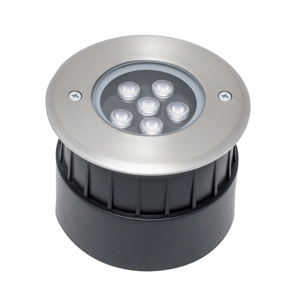  Recessed uplighting IP65-IP67 Incasso LED 6.2W LED warm-white 3000K ON-OFF Stainless steel 500