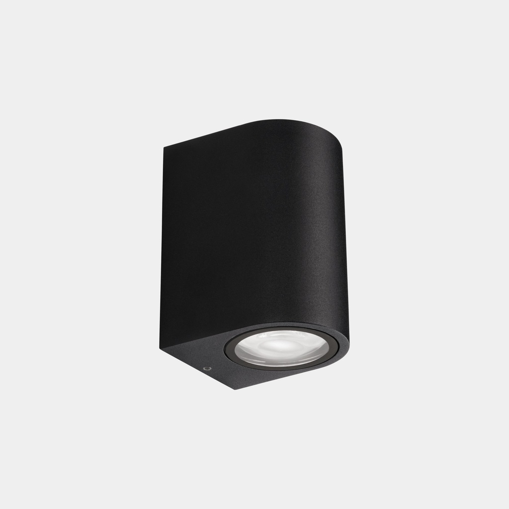 [05-E187-60-CL] Wall fixture IP66 Eko Single Emission LED 6.1W 3000K PHASE CUT Black 369lm