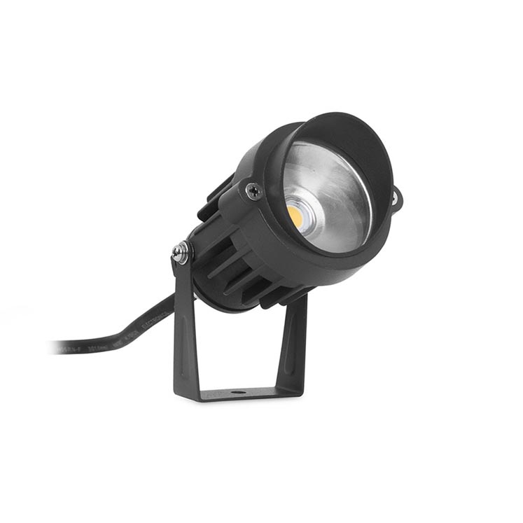 Spotlight IP65 Minimal LED 8W LED warm-white 3000K ON-OFF Black 715LM