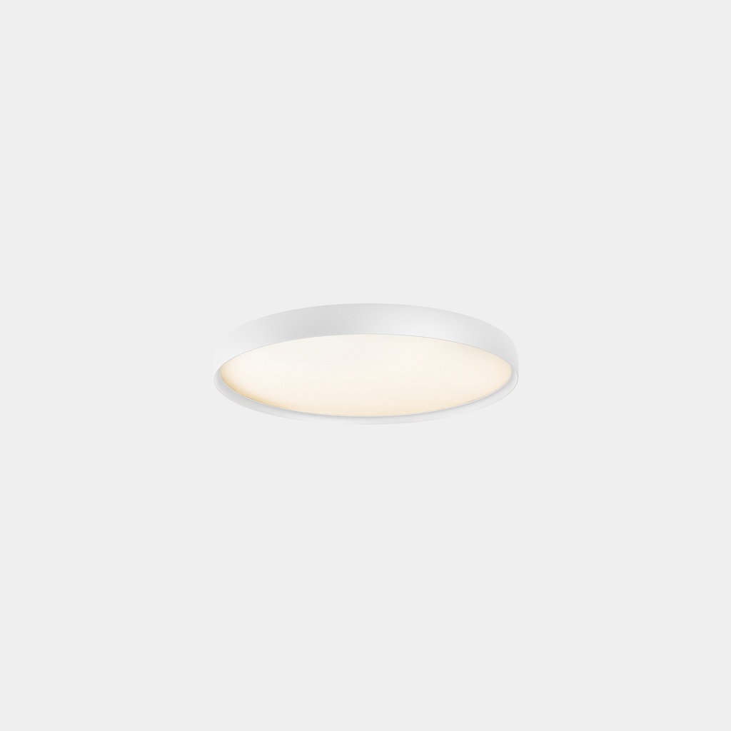 Ceiling fixture Luno Slim Surface Medium 37.8W 3000K CRI 92 ON-OFF / DALI-2 / PUSH White IP20 3956lm