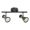  Spotlights series Eufo Double GU10 Black Gold