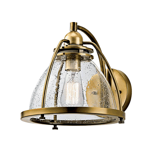 [955BRYAN1W] BRYAN WALL LAMP 1XE27 GOLD
