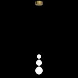[955PEARL930P3GD] PEARL LED PENDANT 9W 3000K, GOLD