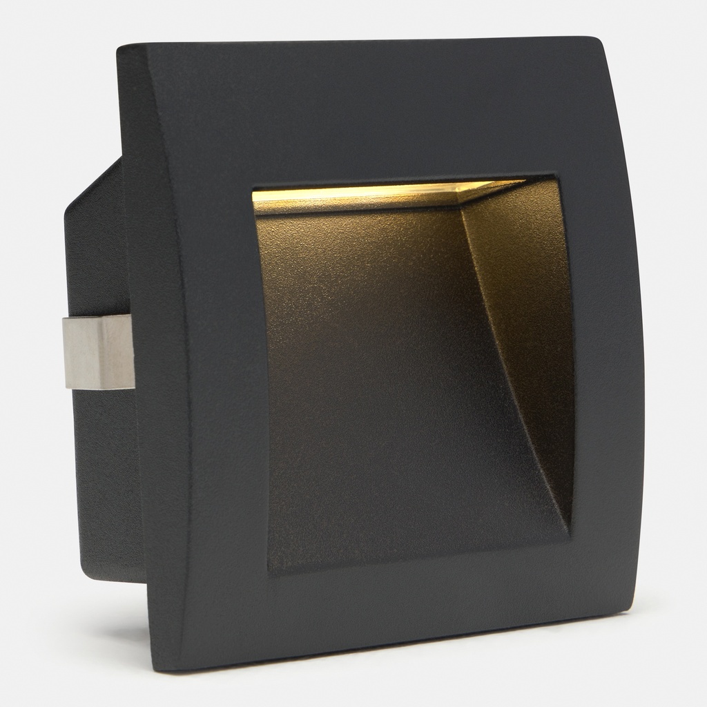 Recessed wall lighting IP65 Zilo LED 3.6W SW 2700-3200-4000K ON-OFF Black 465