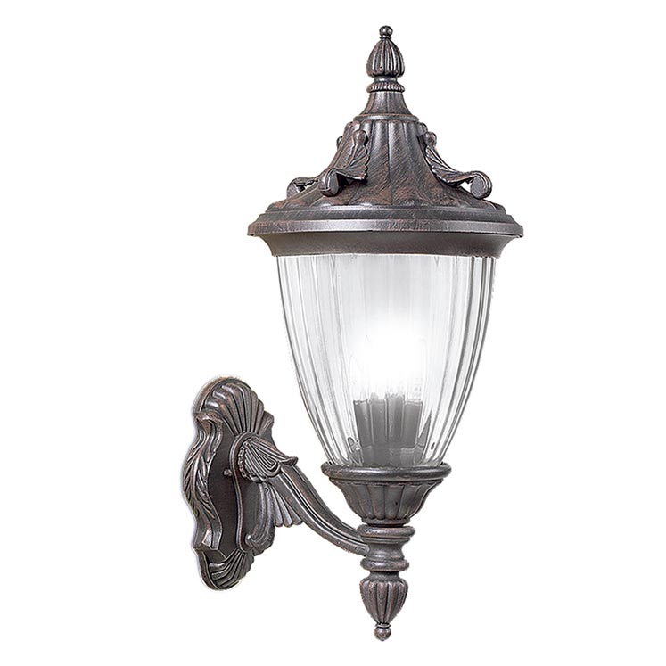WALL FIXTURE IP23 ADUR E27 RUSTY BROWN