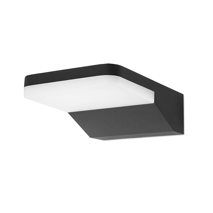 WALL FIXTURE IP44 SERENATE LED 7.6W 3000K BLACK 574LM